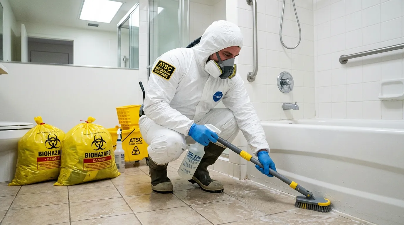 Decontamination equipment deployed for Blood Cleanup in Quincy